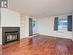 Living Room with new laminate flooring and fireplace