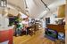 Upper - Kitchen with wood floors