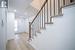 Entryway with light wood-type flooring