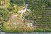 Overhead view of cleared living area.