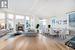 Living room/dining room with virtual staging
