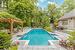 View of swimming pool with an outdoor hangout area, a pergola, and a patio