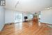 Living Room with gleaming hardwood floors
