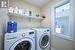 Main floor laundry with access to attached double garage.