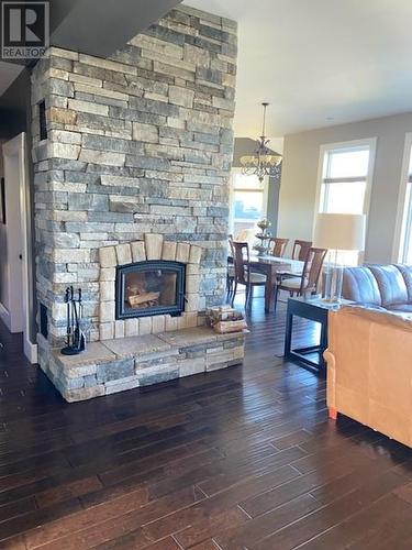 12 Tolt Road, Marystown, NL - Indoor Photo Showing Living Room With Fireplace