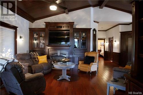 22 Du Boisé, Saint-Basile, NB - Indoor Photo Showing Living Room With Fireplace