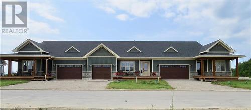 Finished Block Of 3 In Phase 1 - 50 Eagle Court Unit# 9, Saugeen Shores, ON - Outdoor With Deck Patio Veranda With Facade