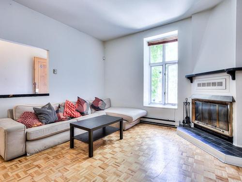 Salon - A-3571 Rue Aylmer, Montréal (Le Plateau-Mont-Royal), QC - Indoor Photo Showing Living Room With Fireplace