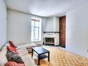 Salon - A-3571 Rue Aylmer, Montréal (Le Plateau-Mont-Royal), QC  - Indoor Photo Showing Living Room With Fireplace 