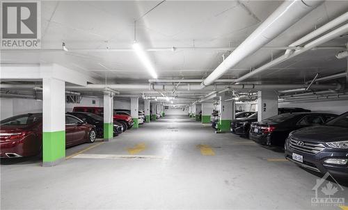 Underground parking garage. - 45 Elmsley Street S Unit#329, Smiths Falls, ON - Indoor Photo Showing Garage