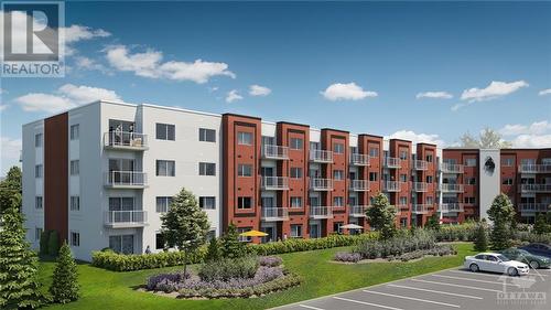 Rendering of The Cristina building. - 45 Elmsley Street S Unit#329, Smiths Falls, ON - Outdoor With Balcony With Facade