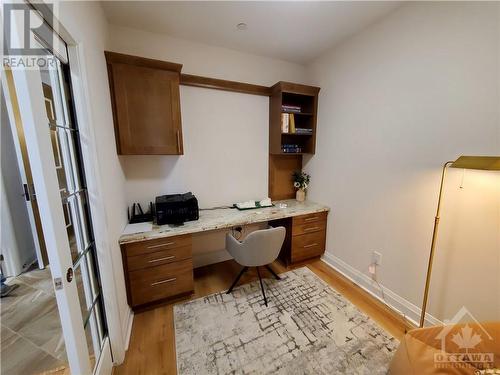Example of office desk. Appearance may vary slightly from picture shown. - 45 Elmsley Street S Unit#215, Smiths Falls, ON - Indoor Photo Showing Office
