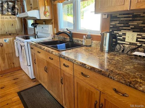 1953 Route 385, Two Brooks, NB - Indoor Photo Showing Kitchen With Double Sink