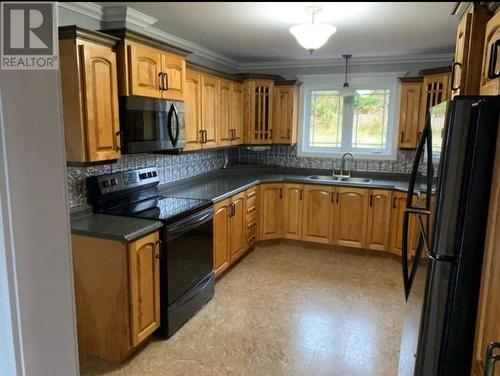 10 Crestview Heights, Marystown, NL - Indoor Photo Showing Kitchen With Double Sink
