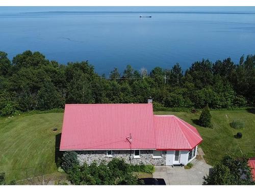 Aerial photo - 9 Rue De Port-Aux-Quilles, Saint-Siméon, QC - Outdoor With Body Of Water With View