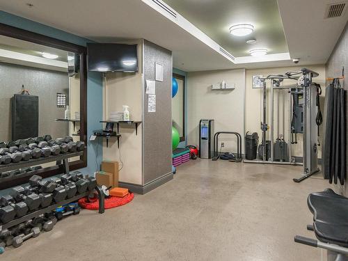 Exercise room - 17W-1650 Rue Sherbrooke O., Montréal (Ville-Marie), QC - Indoor Photo Showing Gym Room