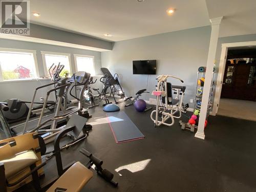 8165 Harper Sub, Dawson Creek, BC - Indoor Photo Showing Gym Room