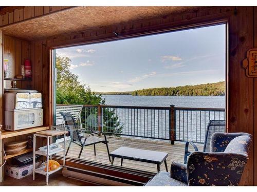 Living room - 22  - 24 Ch. Des Mauves, La Minerve, QC - Outdoor With Body Of Water With Exterior