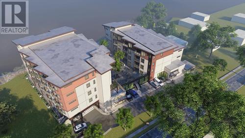 Architectural rendering of Thompson Landing on Royal Ave. - 215 Royal Avenue Unit# 105, Kamloops, BC - Outdoor With View