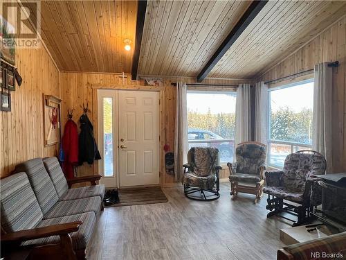 3123 Route 385, Riley Brook, NB - Indoor Photo Showing Living Room