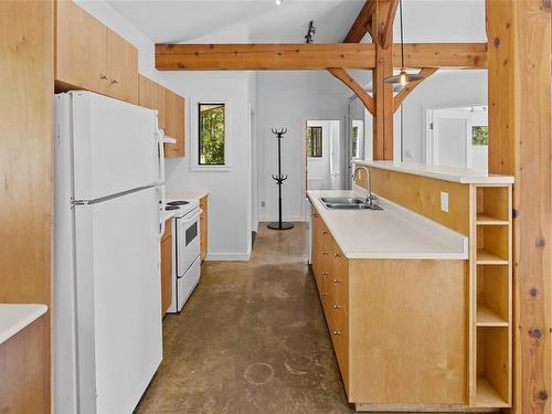 400 Baker Rd, Salt Spring, BC - Indoor Photo Showing Kitchen With Double Sink