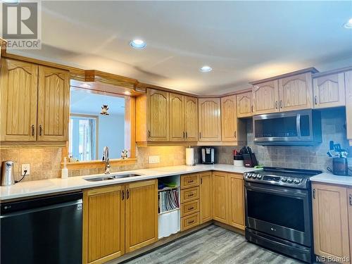 3120 Route 180, South Tetagouche, NB - Indoor Photo Showing Kitchen With Double Sink