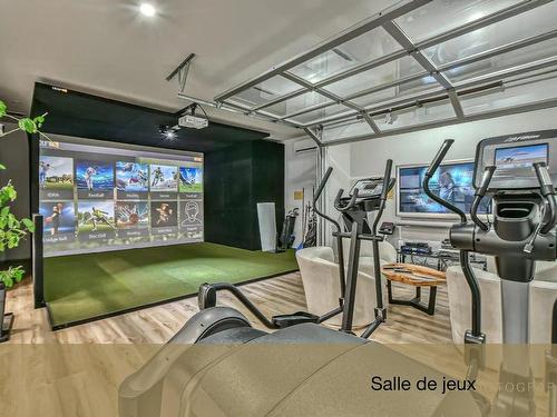 FaÃ§ade - 162Z Ch. Des Lacs, Chute-Saint-Philippe, QC - Indoor Photo Showing Gym Room