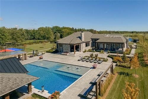 1272 Fiddlers Green Road, Ancaster, ON - Outdoor With In Ground Pool With View