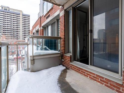Balcon - 408-1455 Rue Towers, Montréal (Ville-Marie), QC - Outdoor With Exterior