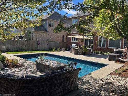 2361 Brayford Crescent, London, ON - Outdoor With In Ground Pool With Deck Patio Veranda With Backyard