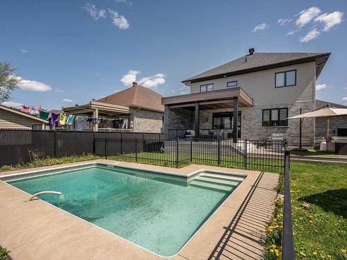 Pool - 3901 Rue Dugué, Longueuil (Saint-Hubert), QC - Outdoor With In Ground Pool
