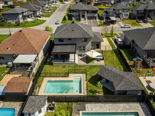 Overall view - 3901 Rue Dugué, Longueuil (Saint-Hubert), QC - Outdoor With In Ground Pool
