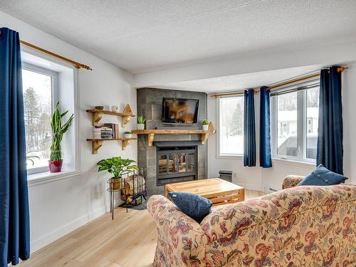 Salon - 807 Ch. Des Éperviers, Piedmont, QC - Indoor Photo Showing Living Room With Fireplace