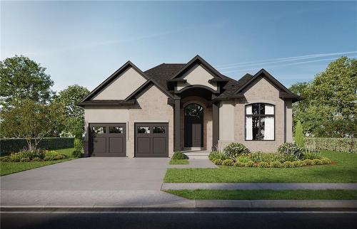 Rendering from Builders Portfolio - Lot 7 Oakley Drive, Virgil, ON - Outdoor With Facade