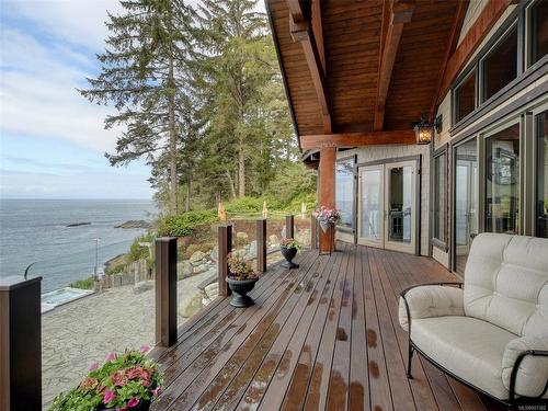 2908 Fishboat Bay Rd, Sooke, BC - Outdoor With Body Of Water With Deck Patio Veranda With Exterior