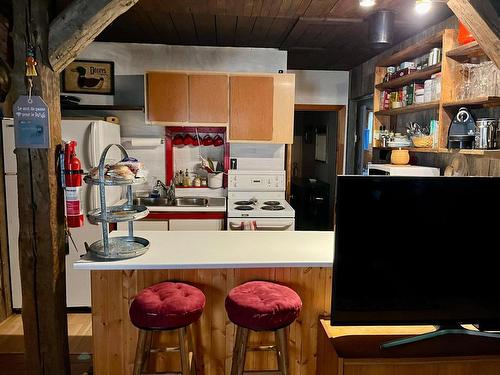 Cuisine - 2563 Ch. Du Village, Mont-Tremblant, QC - Indoor Photo Showing Kitchen With Double Sink