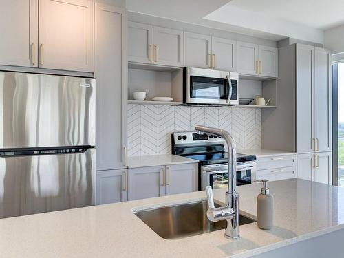 Cuisine - 1100-2330 Rue Tupper, Montréal (Ville-Marie), QC - Indoor Photo Showing Kitchen With Double Sink