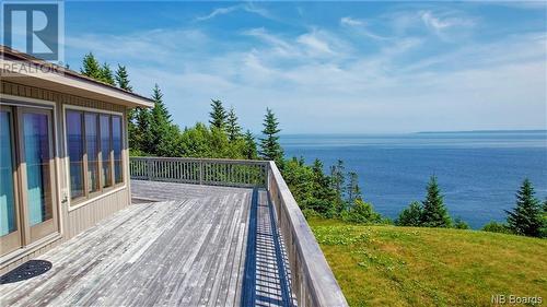 388 Fundy Drive, Wilsons Beach, NB - Outdoor With Body Of Water With Deck Patio Veranda With View