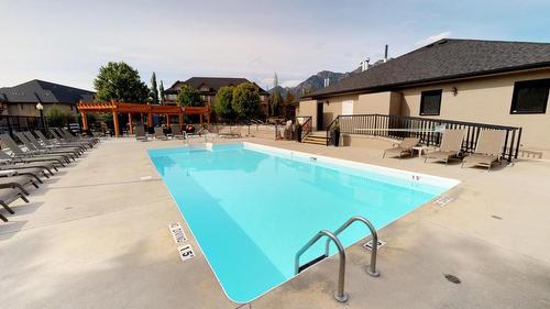 415 O2 - 400 Bighorn Boulevard, Radium Hot Springs, BC - Outdoor With In Ground Pool With Deck Patio Veranda