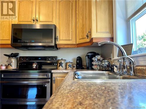 46 Gabourie Road, Edmundston, NB - Indoor Photo Showing Kitchen With Double Sink