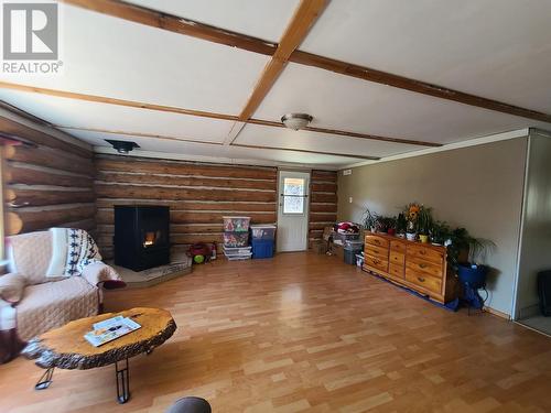 9509 Dunster-Croydon Road, Mcbride, BC - Indoor With Fireplace