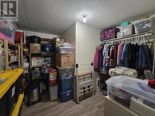 9509 Dunster-Croydon Road, Mcbride, BC - Indoor With Storage