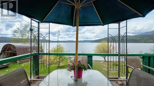 4667 Tiannia Road, Horsefly, BC - Outdoor With Body Of Water With Deck Patio Veranda With View With Exterior