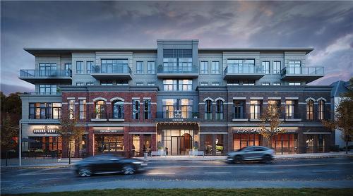 21 Main Street E|Unit #106, Grimsby, ON - Outdoor With Balcony With Facade