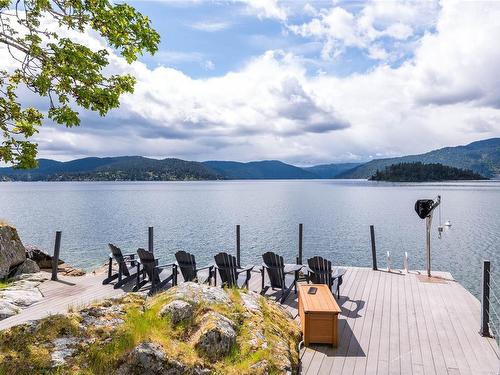 605 Senanus Dr, Central Saanich, BC - Outdoor With Body Of Water With View