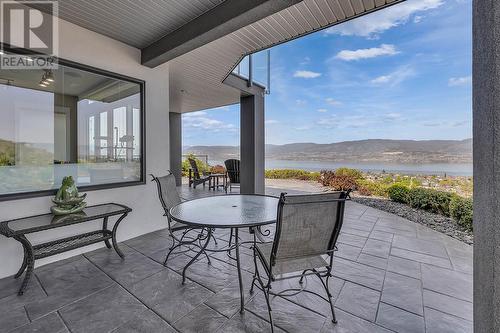 424 Trestle Ridge Drive, Kelowna, BC - Outdoor With Body Of Water With Deck Patio Veranda With Exterior
