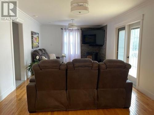 13 Stacey Crescent, Stephenville, NL - Indoor Photo Showing Living Room With Fireplace