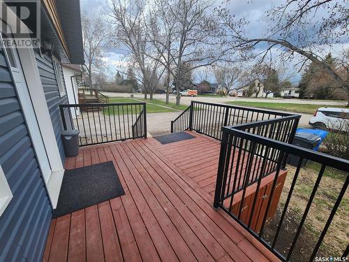 204 Forget Street, Stoughton, SK - Outdoor With Deck Patio Veranda With Exterior