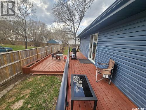 204 Forget Street, Stoughton, SK - Outdoor With Deck Patio Veranda With Exterior