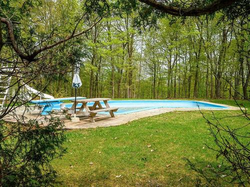 Pool - 305 Ch. Du Cap, Piedmont, QC - Outdoor With In Ground Pool With Backyard